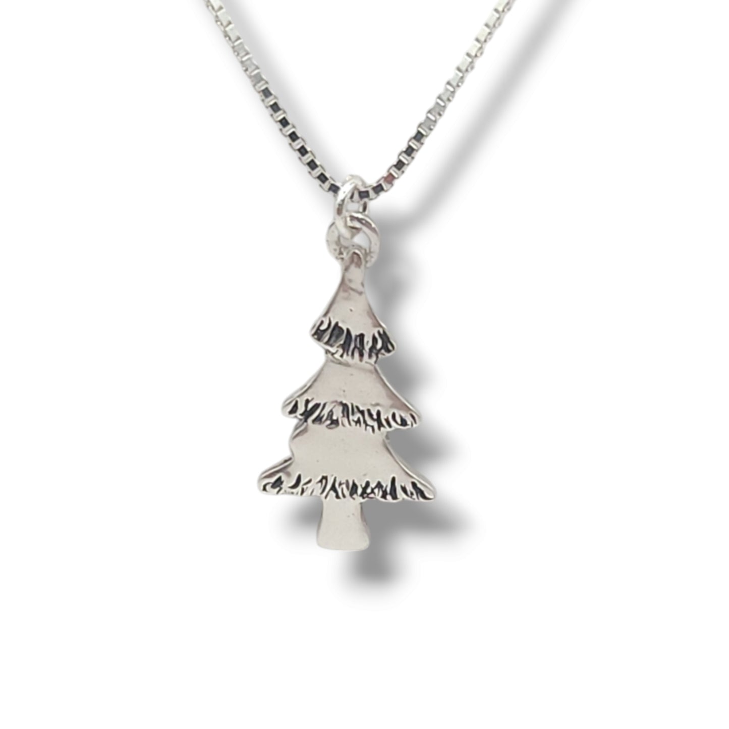 Silver Pendant-Holiday Tree