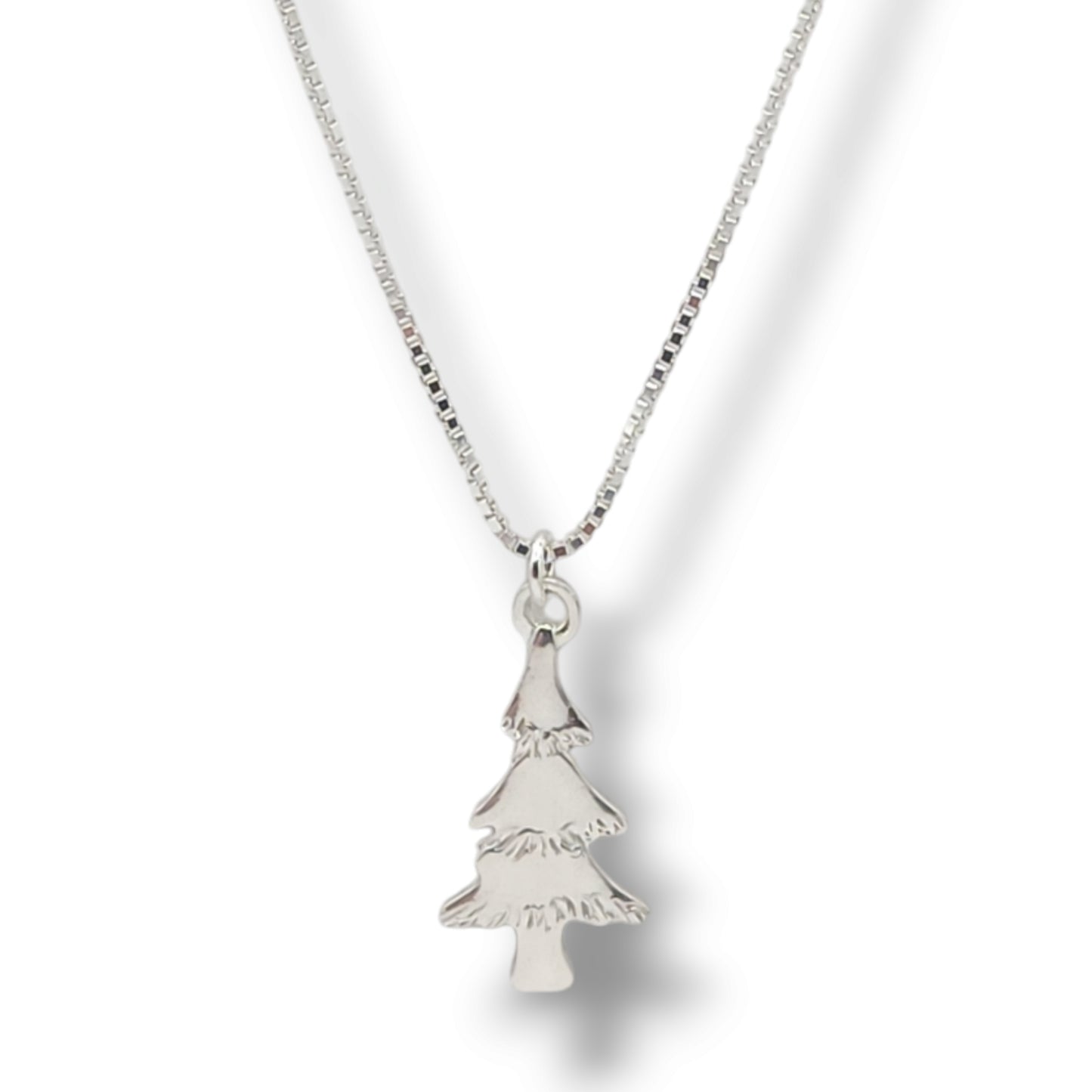 Silver Pendant-Holiday Tree
