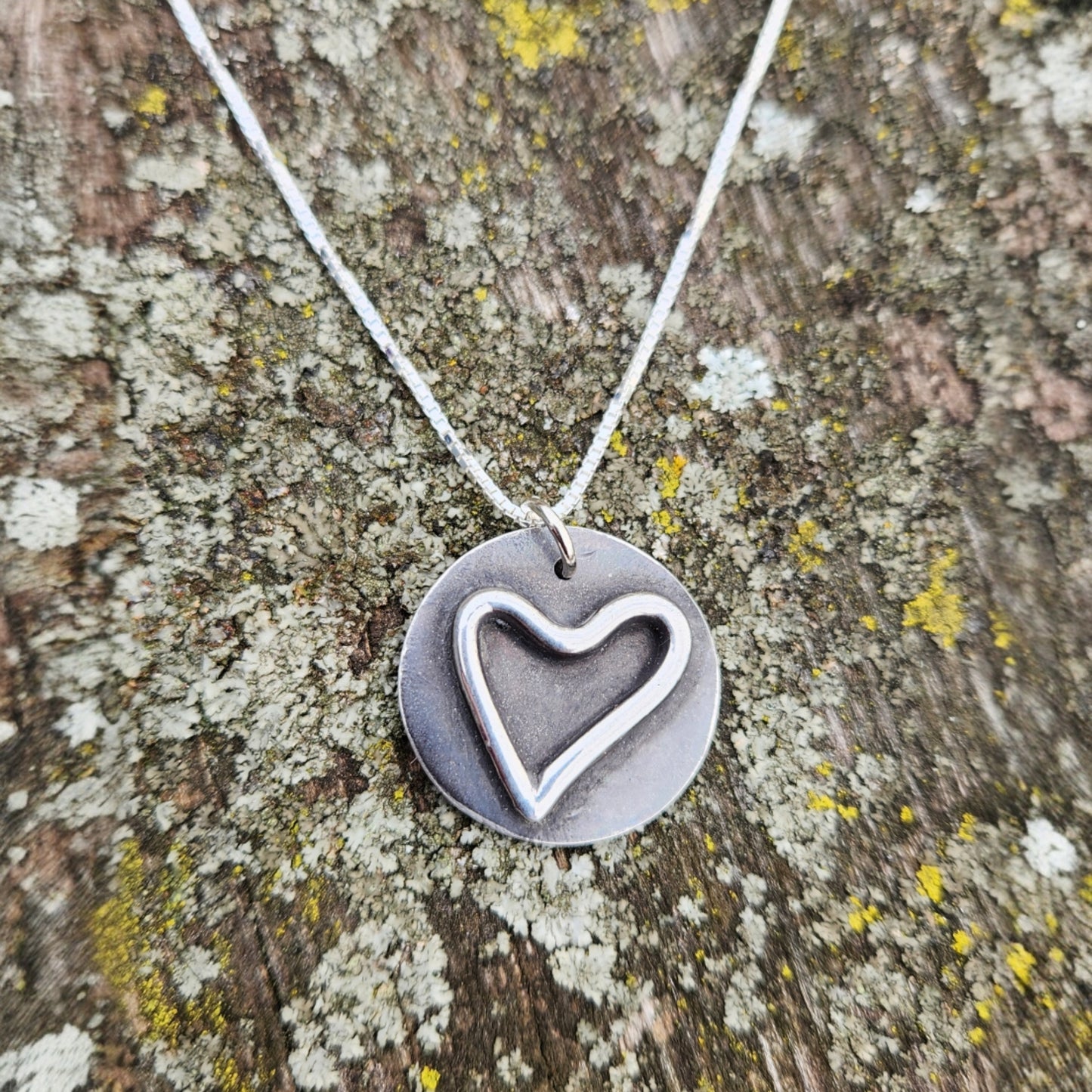 Silver Pendant-Heart
