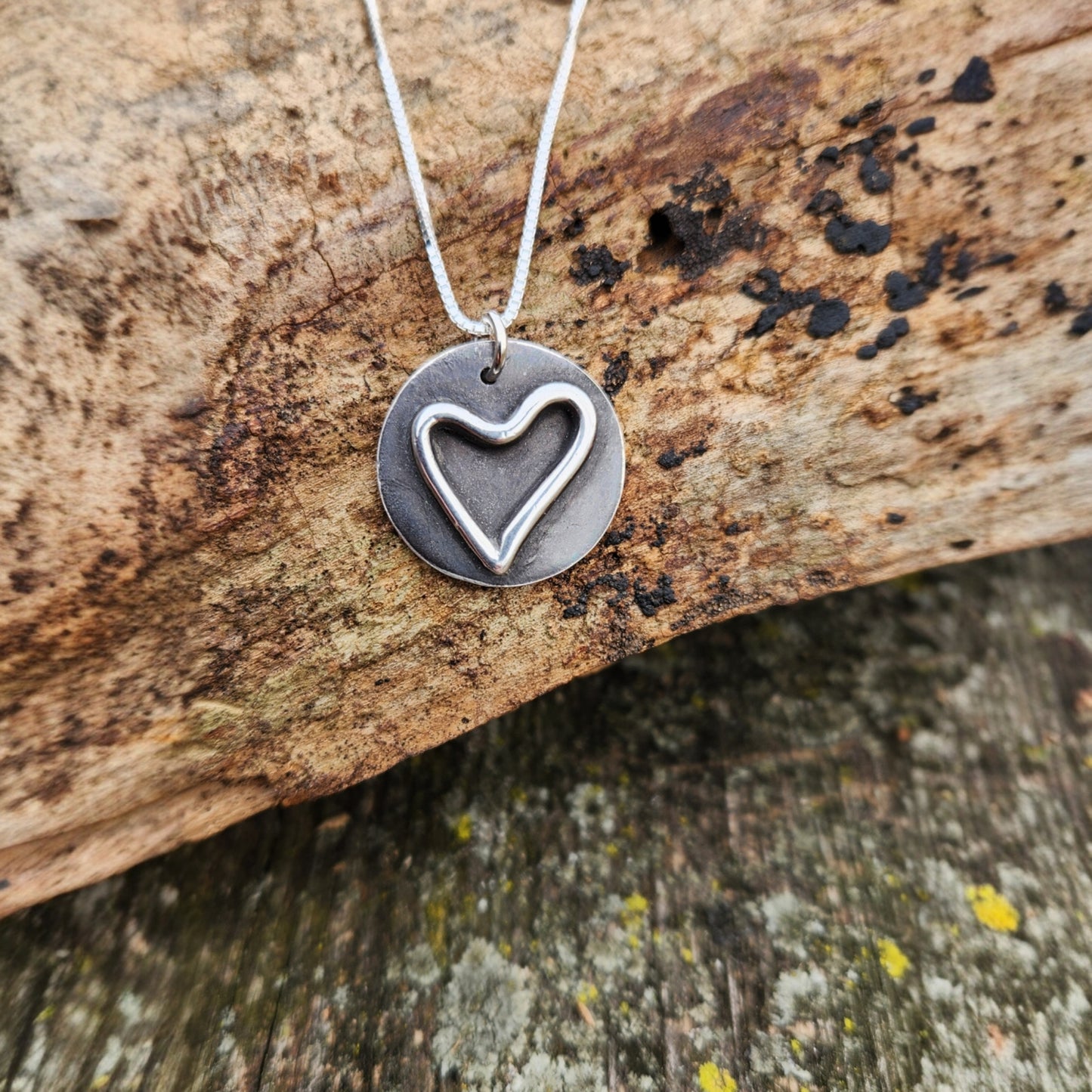 Silver Pendant-Heart