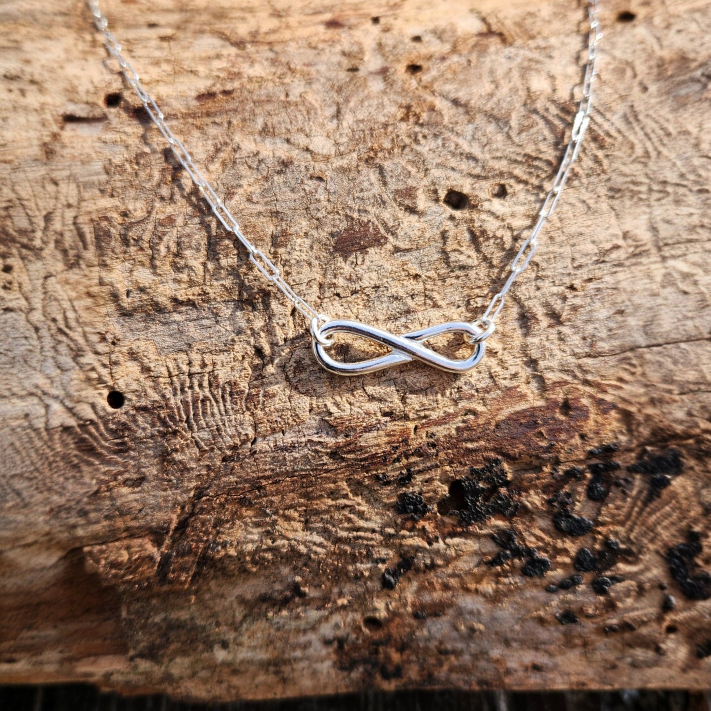 Silver Pendant- Open Infinity Symbol