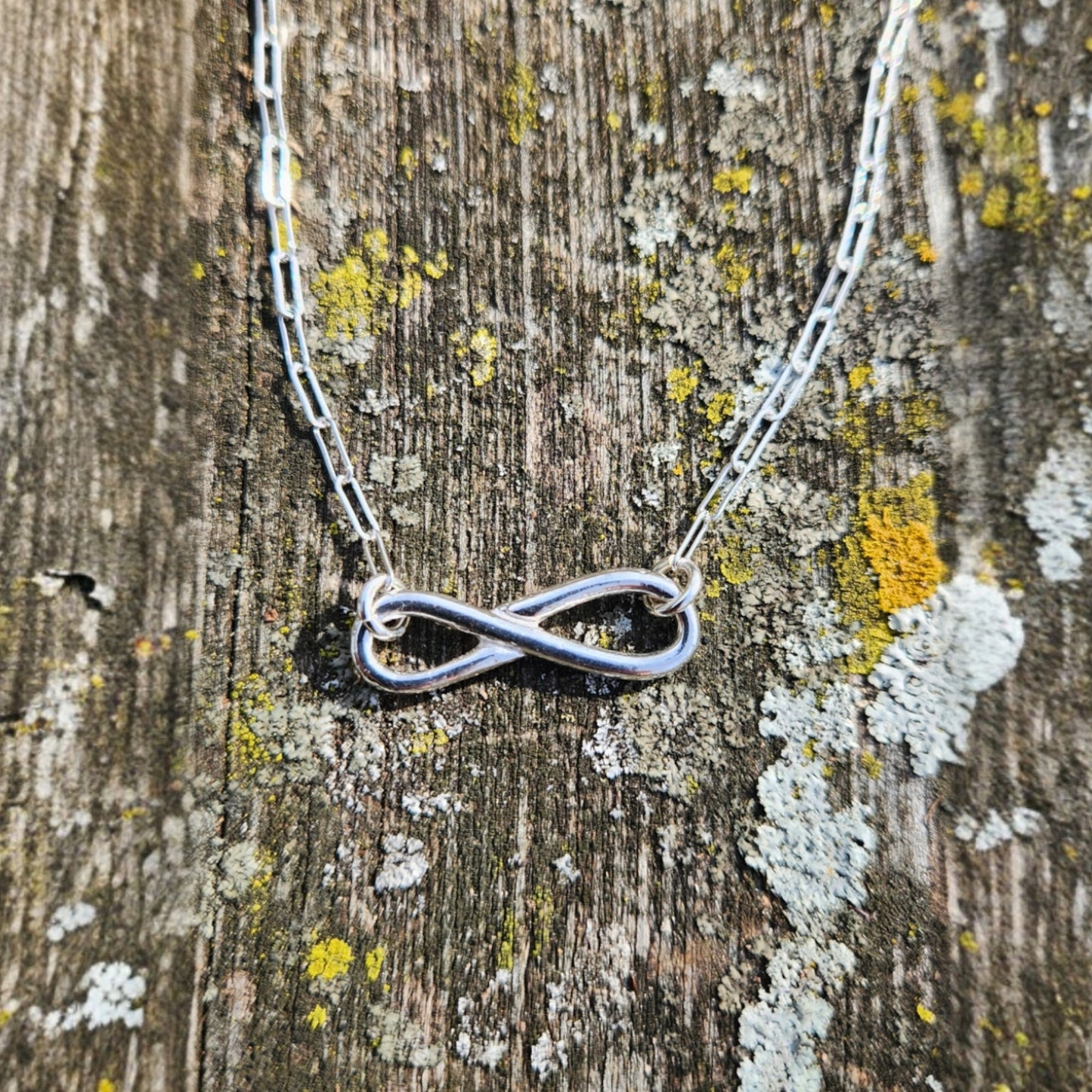 Silver Pendant- Open Infinity Symbol