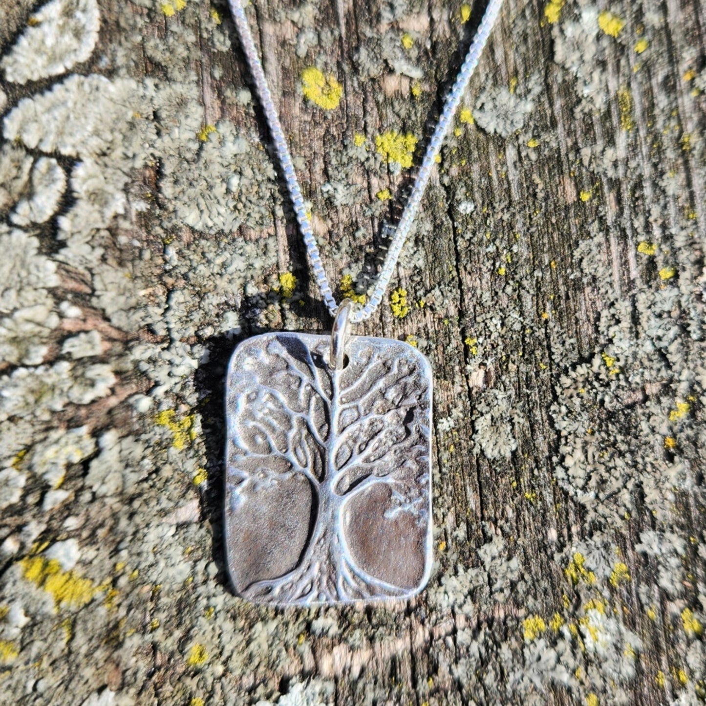 Silver Pendant- Old Tree of Life