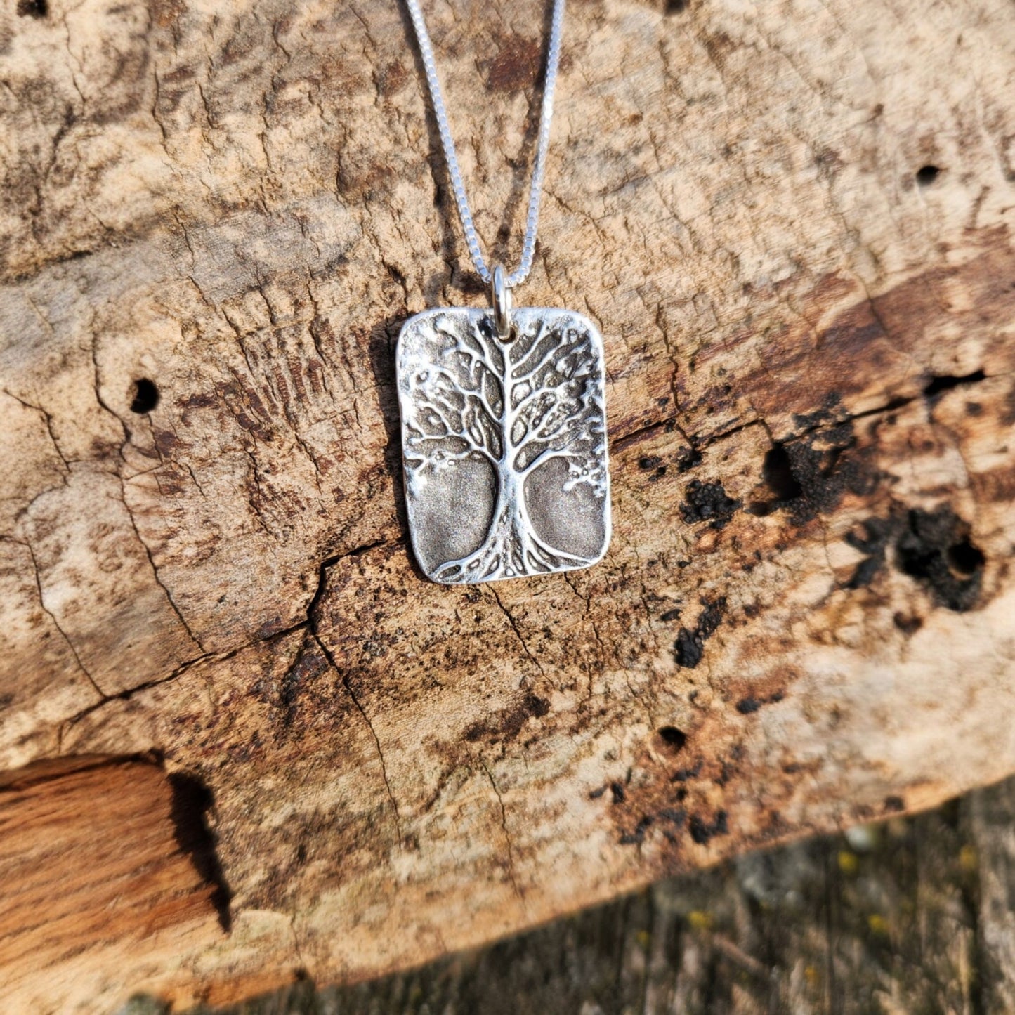 Silver Pendant- Old Tree of Life