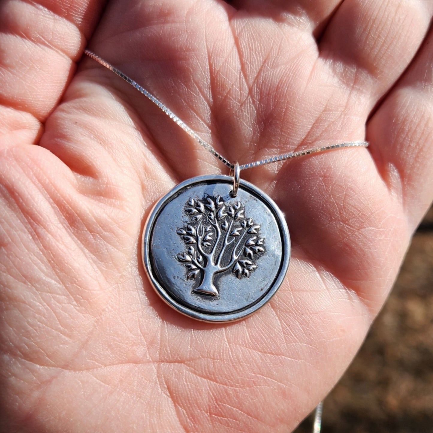 Silver Pendant- Tree of life