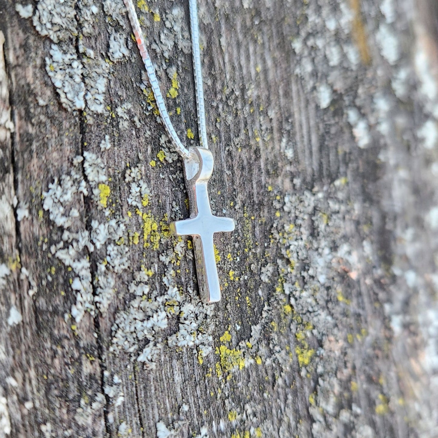 Silver Pendant- Handcrafted Cross
