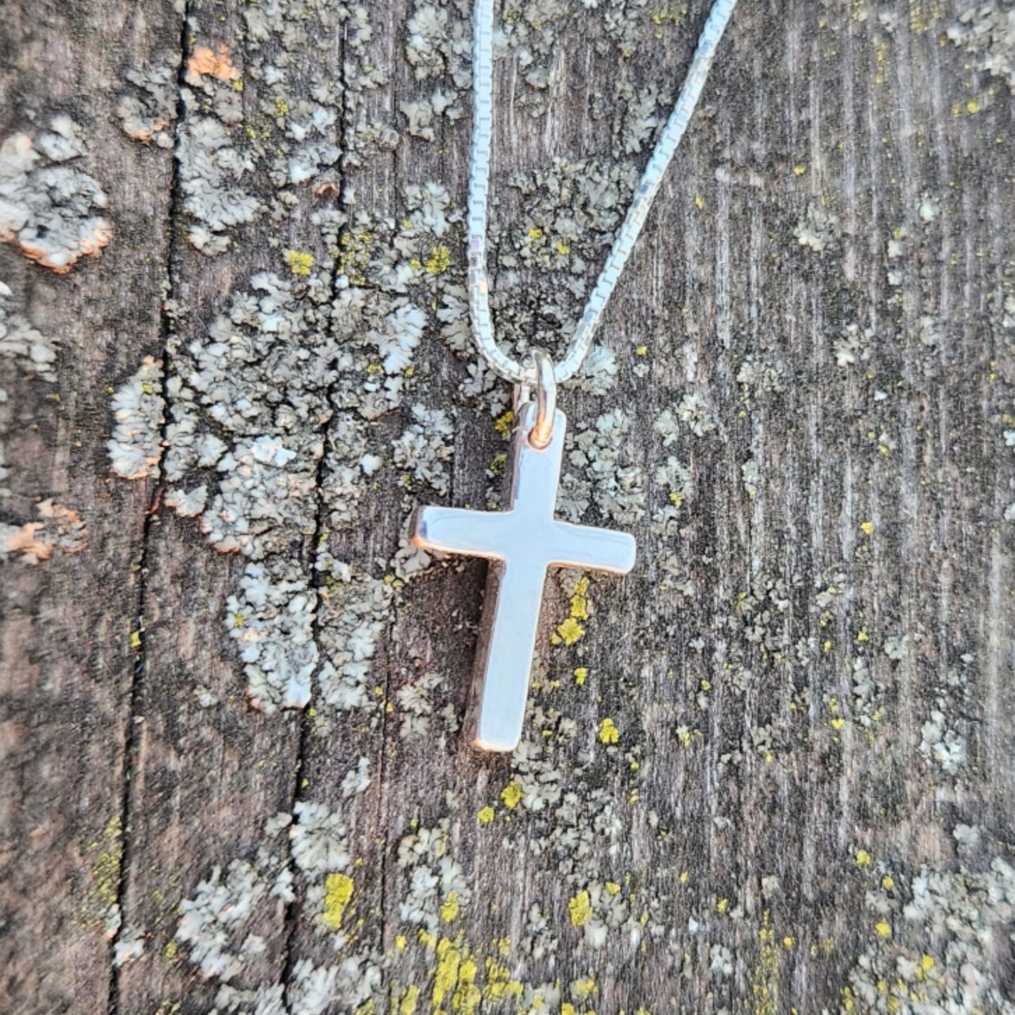 Silver Pendant- Handcrafted Cross
