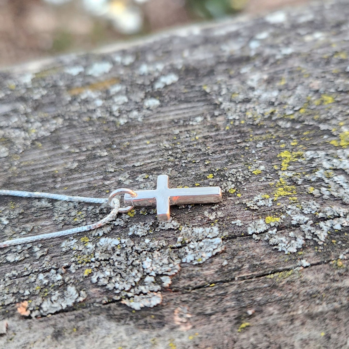 Silver Pendant- Handcrafted Cross