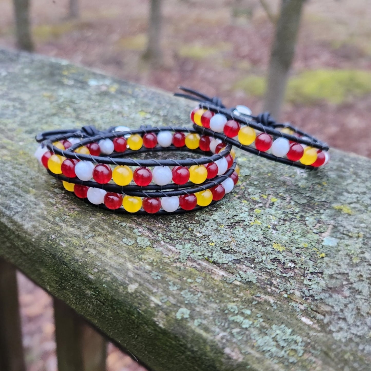 Beaded Wrap Bracelet - KC inspired  bracelets