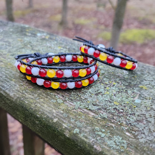 Beaded Wrap Bracelet - KC inspired  bracelets